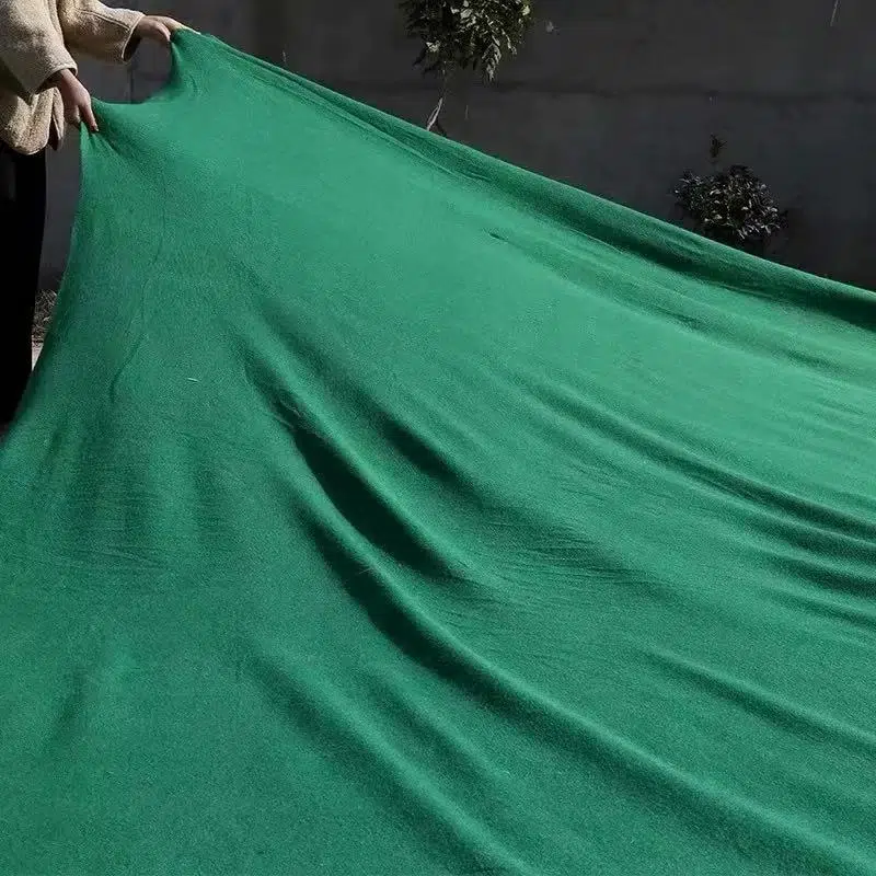 Geotextile fabric sheet showing its surface texture